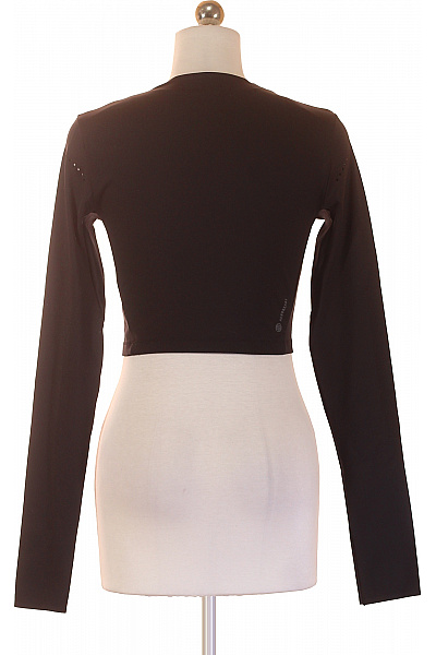 ADIDAS Dámské černé tričko s dlouhým rukávem crop top fitness Vel. XS | ADIDAS | obrázek 3