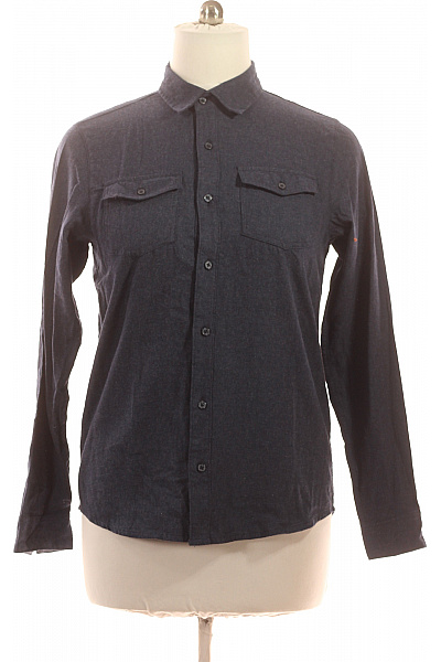 BRAVE SOUL Pánské Košile S Dlouhým Rukávem Ležérní Bavlněné Velikost M