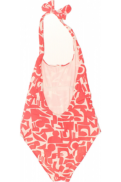 Marc O´Polo Dámské jednodílné plavky za krk s abstraktním vzorem červené Velikost M | Marc O´Polo | obrázek 3