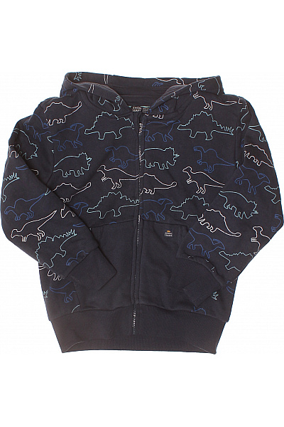 Lemon Beret Dětská Chlapecká Mikina S Dinosaury Modrá Velikost 122