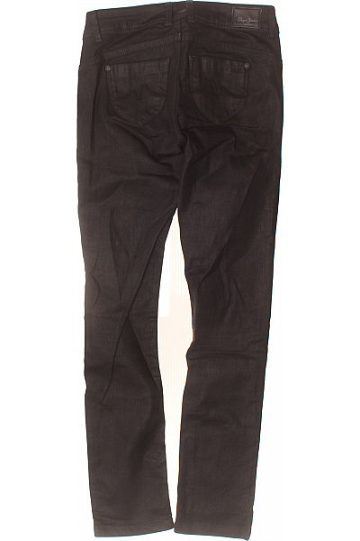 Pepe Jeans Dámské džíny úzké černé strečové se zipy Velikost 26 | Pepe Jeans | obrázek 2