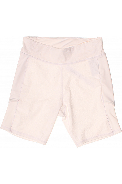 ADIDAS Dámské bílé sportovní kraťasy s květinovým vzorem a vysokým pasem Velikost L | ADIDAS | obrázek 2