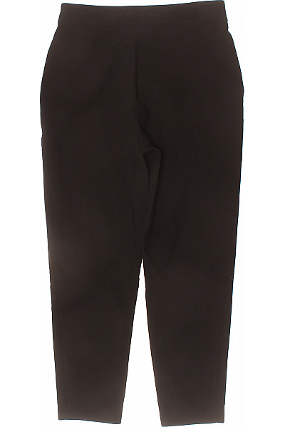 UTERQÜE Dámské černé elegantní volnočasové kalhoty s kapsami Vel. 30 | UTERQÜE | obrázek 2