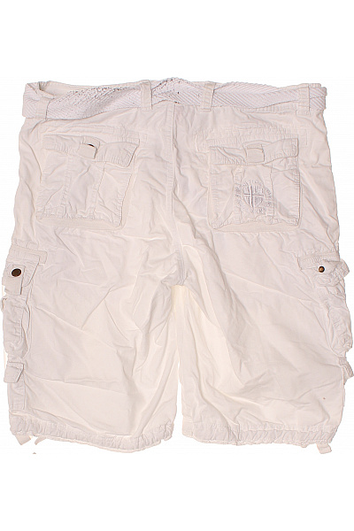 Norway Dámské bílé cargo kraťasy s páskem volnočasové krátké s kapsami Velikost l | Norway | obrázek 2