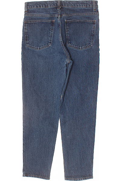 MANGO Dámské džíny modré rovné s vysokým pasem Vel. 40 | MANGO | obrázek 2