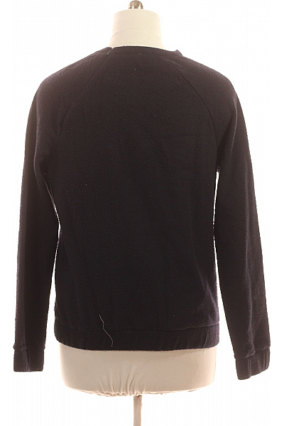 American Vintage Dámská vlněná mikina přes hlavu s dlouhým rukávem crewneck jednobarevná teplá Vel. L | American Vintage | obrázek 2