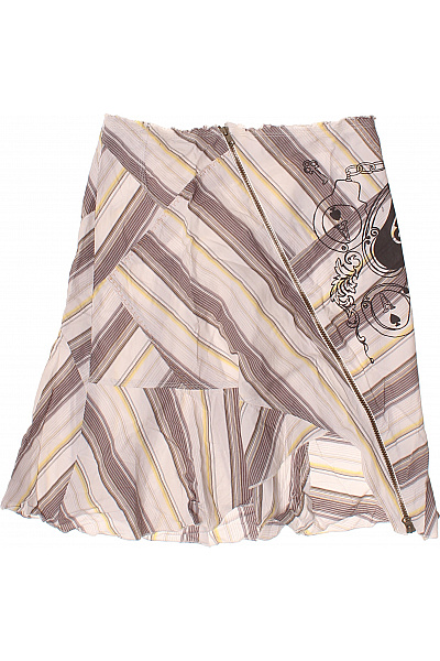 Firetrap Dámská pruhovaná asymetrická sukně se zipem Vel. 28 | Firetrap | obrázek 2