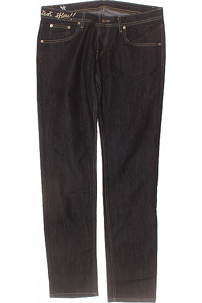 Iceberg Dámské Bavlněné Tmavě Modré Džíny Rovné S Výšivkou Kapsy Vel. EU 30