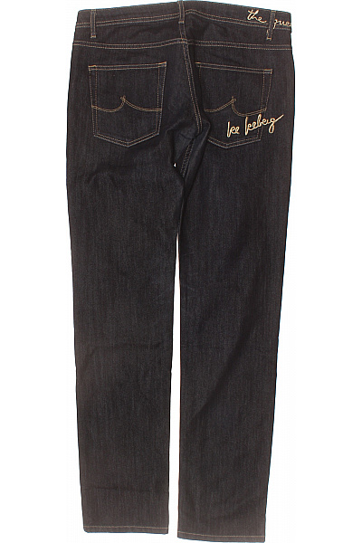 Iceberg Dámské bavlněné tmavě modré džíny rovné s výšivkou kapsy Vel. EU 30 | Iceberg | obrázek 2