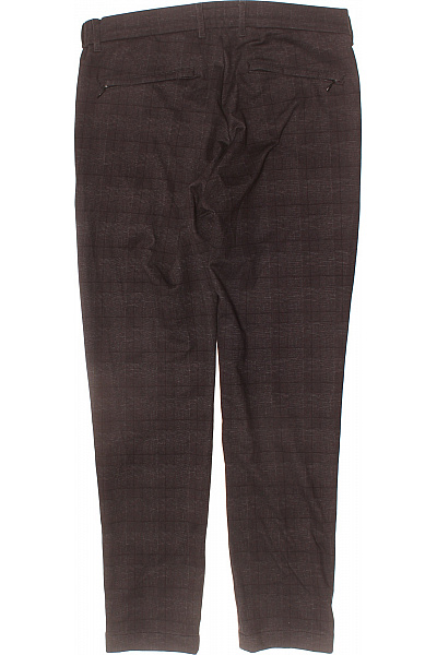 PIERRE CARDIN Pánské kostkované kalhoty volnočasové business hnědé Velikost 32/33 | PIERRE CARDIN | obrázek 3