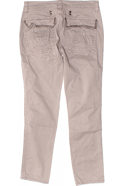 Mos Mosh Dámské bavlněné kalhoty s kapsami rovné béžové Velikost 29 | Mos Mosh | obrázek 2