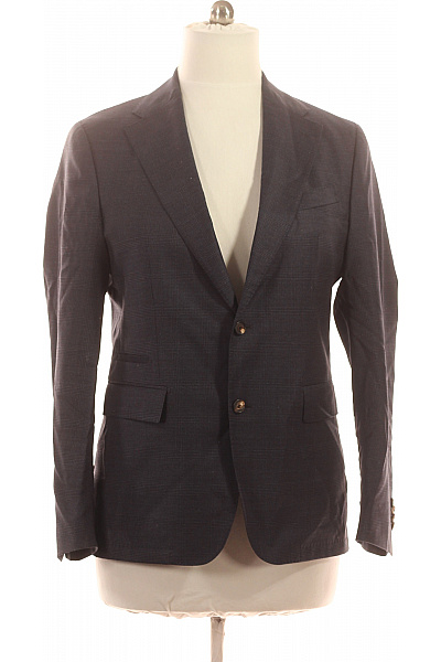 windsor. Pánské sako elegantní vlněné kárované šedé business Velikost EU 50 | windsor. | obrázek 2