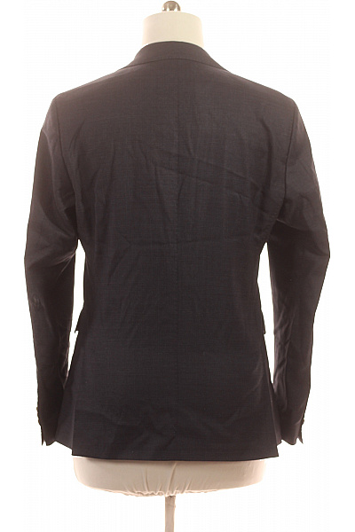 windsor. Pánské sako elegantní vlněné kárované šedé business Velikost EU 50 | windsor. | obrázek 3