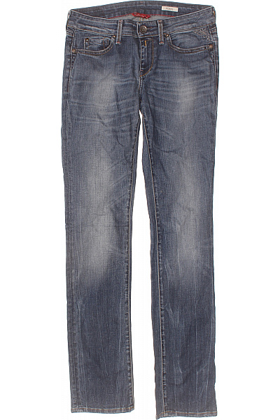 REPLAY Dámské Džíny Modré Rovné Strečové Vel. 28