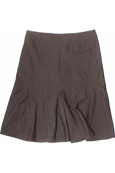InWear Polyesterová Hnědá Sukně Business Áčková Ke Kolenům Jednobarevná Velikost 32 | InWear | obrázek 3