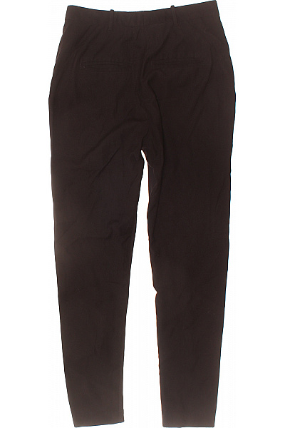 Dámské černé elegantní business kalhoty s kapsami polyesterové Vel. 36 | Unimoda | obrázek 3