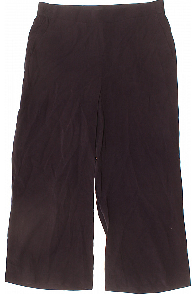 COMMA Dámské Hnědé Volnočasové Kalhoty Viskózové S Kapsami Velikost 38