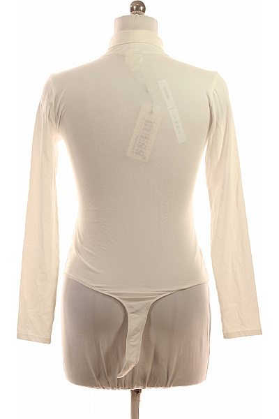 Guess Bavlněné bílé body s dlouhým rukávem a nápisem Velikost M | Guess | obrázek 3