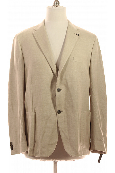 Digel Pánský béžový elegantní kabát moderní letní Vel. XXL | Digel | obrázek 2