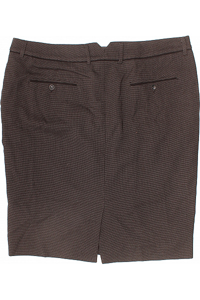 OVS Dámská polyesterová pouzdrová business sukně hnědá vzorovaná ke kolenům Velikost 43 | OVS | obrázek 3