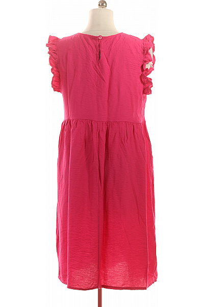 LAWRENCE GREY Růžové viskózové šaty volného střihu s krátkým nabíraným rukávem Vel. 44 | LAWRENCE GREY | obrázek 2