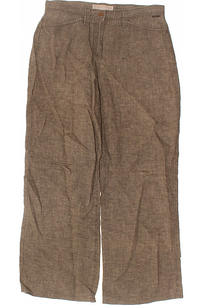 BRAX Plátěné široké volnočasové kalhoty hnědé Velikost 36 | BRAX | obrázek 2