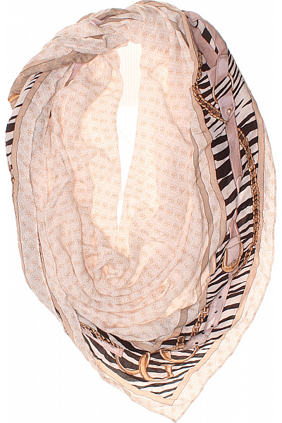 Guess šátek Béžový Vzorovaný