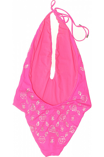 PHILLIP PLEIN jednodílné plavky za krk s potiskem Velikost EU M | PHILLIP PLEIN | obrázek 2