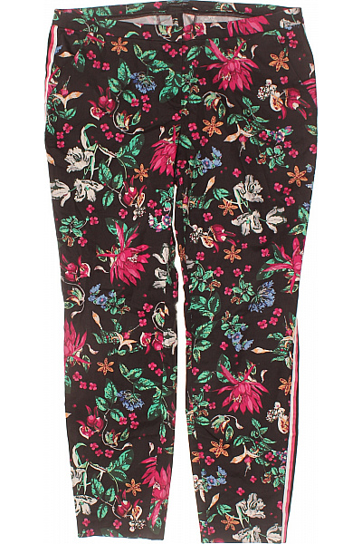 COMMA Dámské květované kalhoty s lampasem volnočasové Velikost 44 | COMMA | obrázek 2