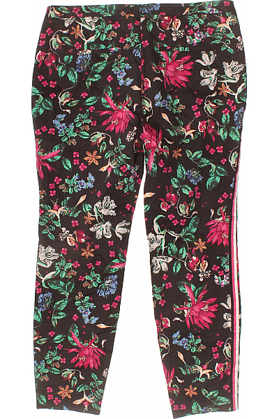 COMMA Dámské květované kalhoty s lampasem volnočasové Velikost 44 | COMMA | obrázek 3