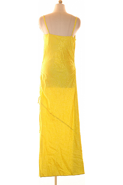 P.A.R.O.S.H. Dlouhé žluté šaty na ramínka letní boho Vel. XS | P.A.R.O.S.H. | obrázek 3