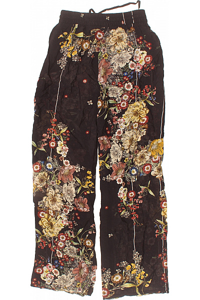 ZARA Dámské kalhoty květované volné široké letní Vel. s | ZARA | obrázek 3