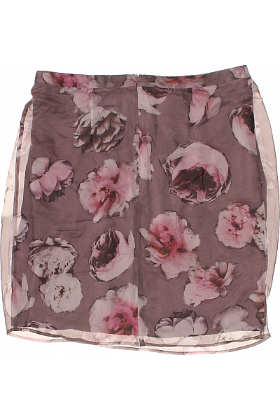 COMMA Dámská polyesterová krátká květinová průsvitná áčková sukně Vel. 38 | COMMA | obrázek 3