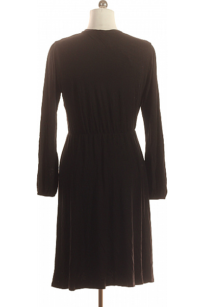 LAWRENCE GREY Dámské šaty s dlouhým rukávem černé elegantní viskózové Vel. 40 | LAWRENCE GREY | obrázek 2