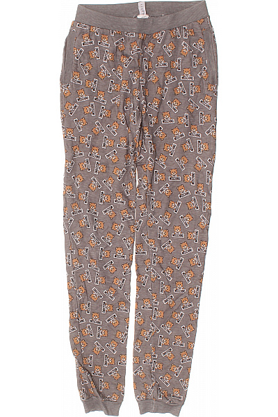 MOSCHINO Dámské bavlněné tepláky šedé s potiskem medvídků volné pohodlné na spaní Vel. EU S | MOSCHINO | obrázek 2