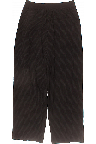 ZARA Dámské elegantní pruhované dlouhé kalhoty černé Velikost l | ZARA | obrázek 3