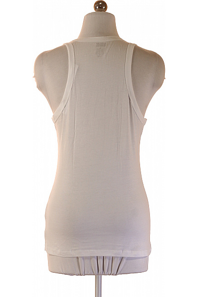 DIESEL Dámské tílko bílé jednobarevné basic bez rukávů Vel. s | DIESEL | obrázek 2