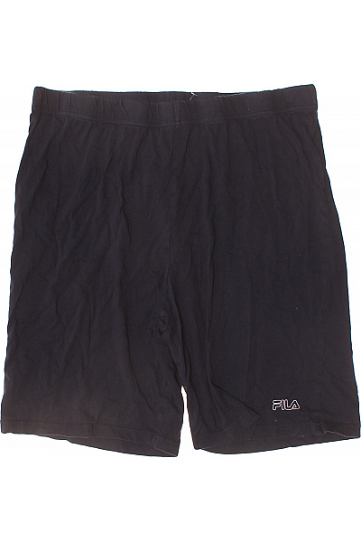 FILA Pánské bavlněné černé sportovní volné kraťasy s gumou v pase Vel. EU XXL. | FILA | obrázek 2