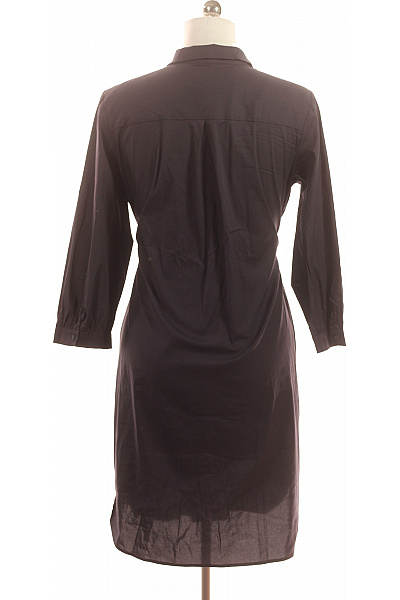 COMMA Dámské bavlněné šaty košilové s dlouhým rukávem a páskem Vel. 42 | COMMA | obrázek 3