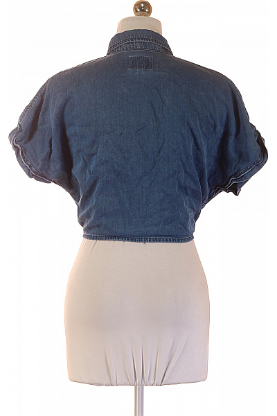 Pepe Jeans dámská riflová košile krátký rukáv zavinovací letní Vel. S | Pepe Jeans | obrázek 2