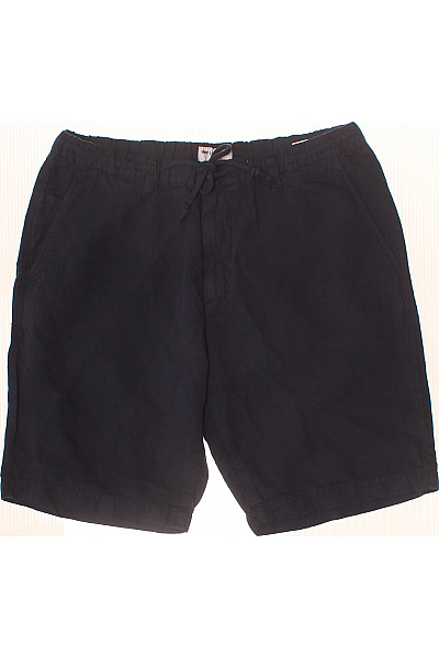 ITALY Pánské bavlněné kraťasy volnočasové modré krátké Vel. M | ITALY | obrázek 2