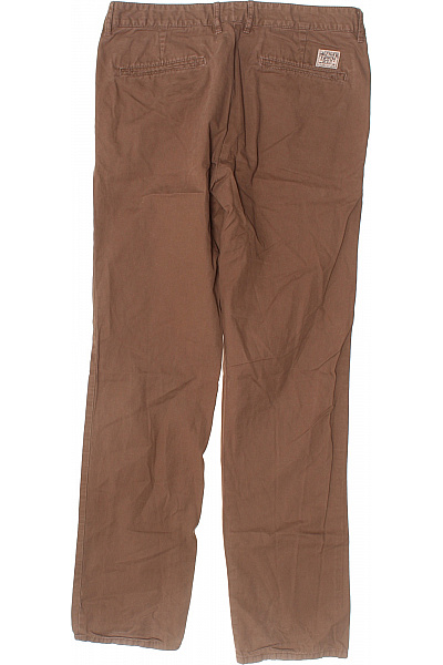 TOMMY HILFIGER Pánské bavlněné hnědé volnočasové rovné chinos kalhoty Vel. M | TOMMY HILFIGER | obrázek 3