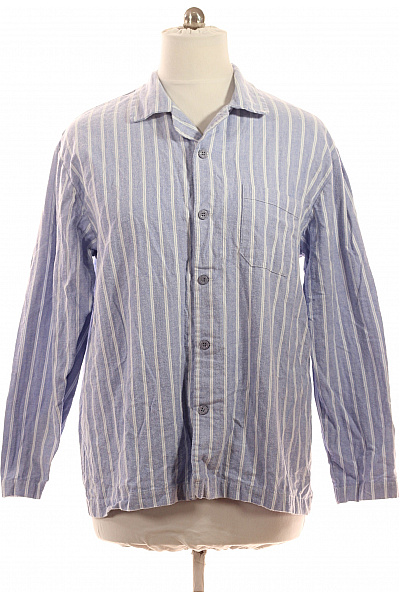 ambassador1867 pánské bavlněné pyžamo modré pruhované Vel. EU 4XL | ambassador1867 | obrázek 2