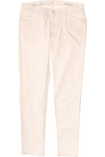 BRAX Dámské Džíny Bílé Rovné S Kapsami Velikost 36/34