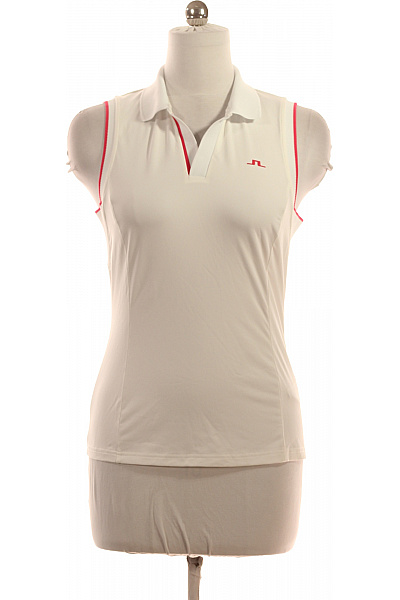 J.Lindeberg dámské bílé polo tričko bez rukávů sportovní polyesterové Velikost m | J.Lindeberg | obrázek 2