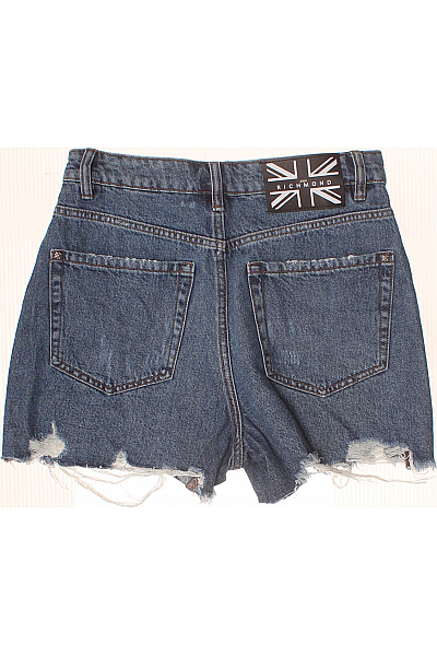 richmond Dámské džínové kraťasy s vysokým pasem volnočasové krátké Vel. 40 | richmond | obrázek 3