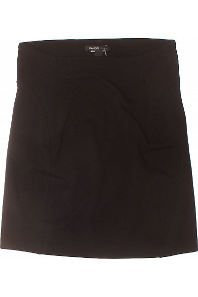 MANGO Černá pouzdrová mini sukně elegantní business krátká rovná Velikost XS | MANGO | obrázek 2