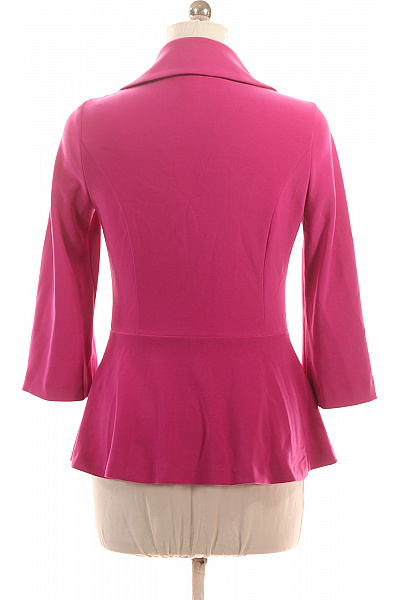 Joseph Ribkoff Růžové polyesterové vypasované sako peplum dvouřadé elegantní jarní Velikost 38 | Joseph Ribkoff | obrázek 2