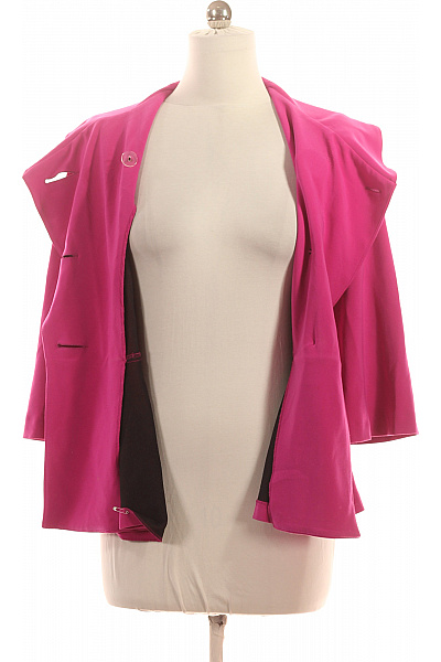 Joseph Ribkoff Růžové polyesterové vypasované sako peplum dvouřadé elegantní jarní Velikost 38 | Joseph Ribkoff | obrázek 3