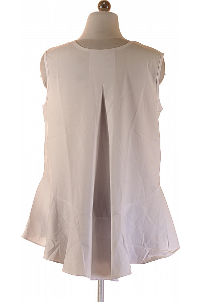 Dámská bílá košilka peplum volánová Velikost L | Unimoda | obrázek 2